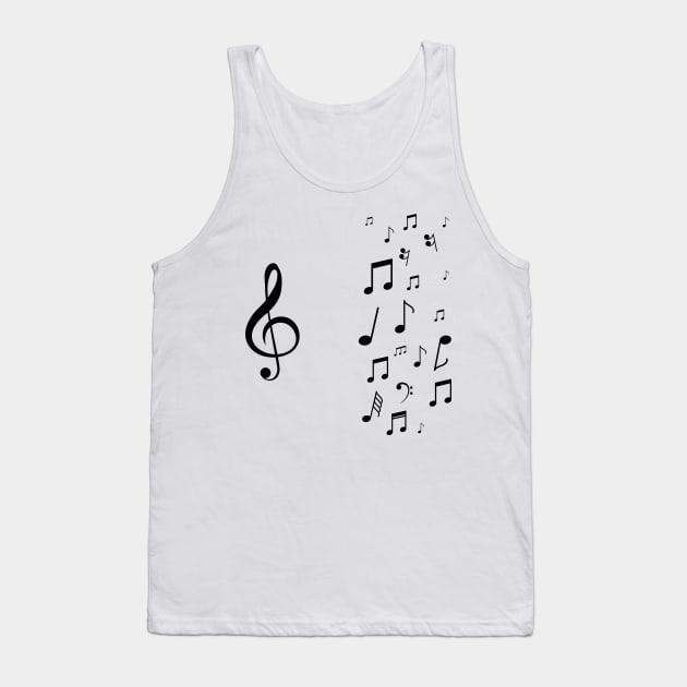 Music 001 Tank Top by ProDigiDesigner